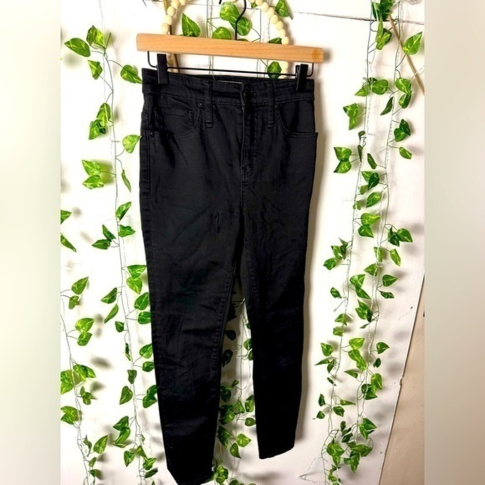 Madewell Black High Rise Jeans Slim Fit